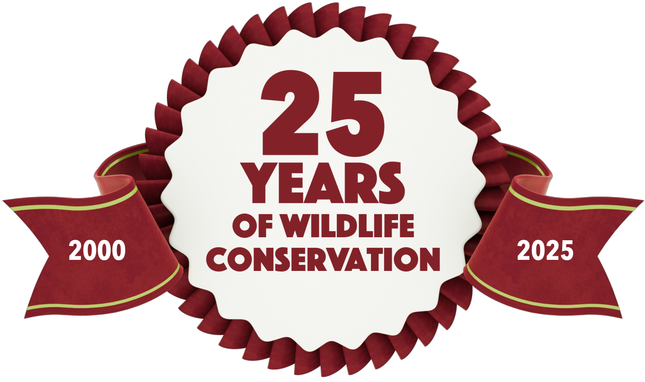 25th Years of Wildlife Conservation ribbon