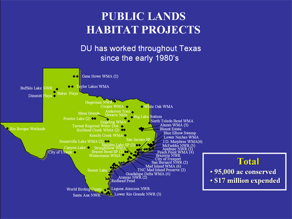 Public Lands Habitat Projects